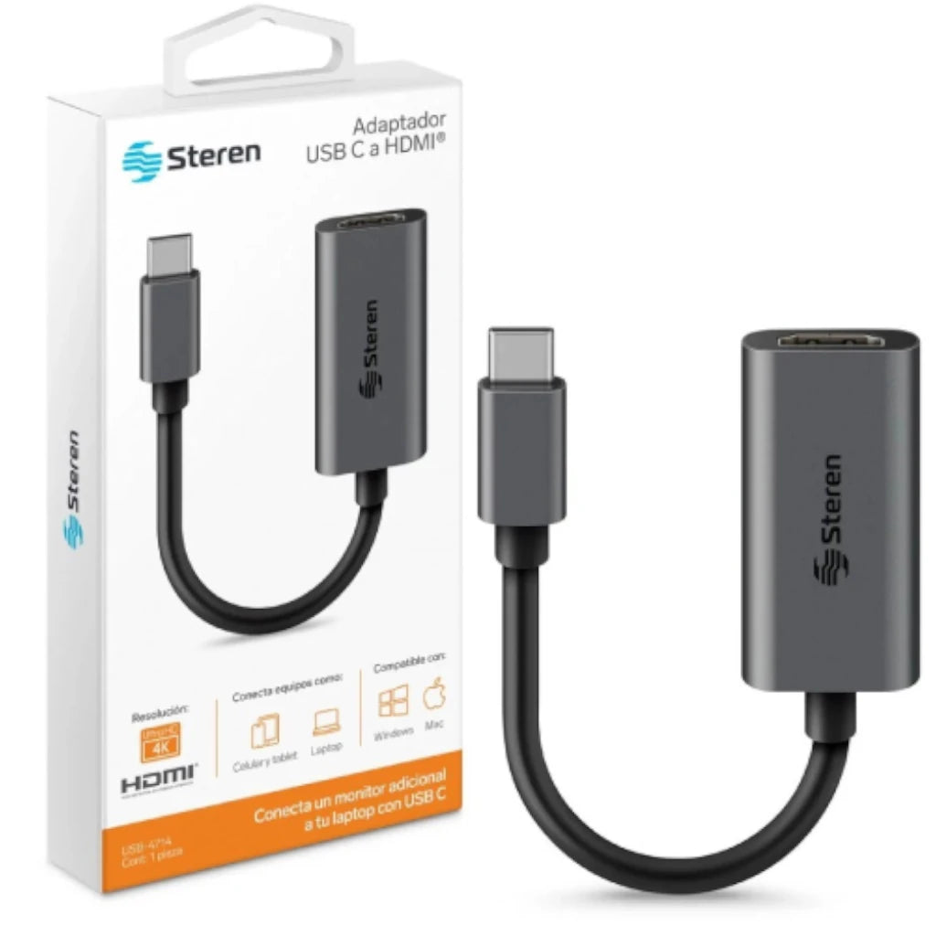 Adaptador Steren USB C A HDMI
