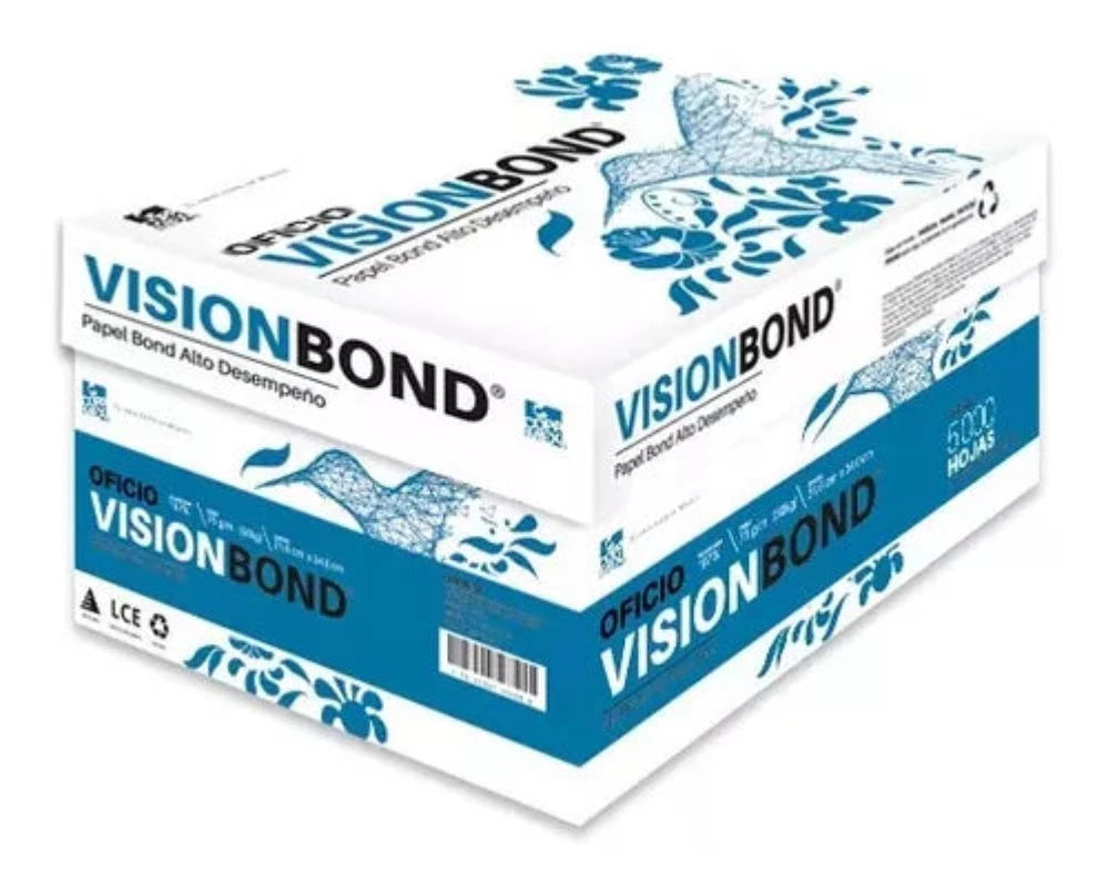 Papel Cortado Vision Oficio Bond 75Grs C/5000