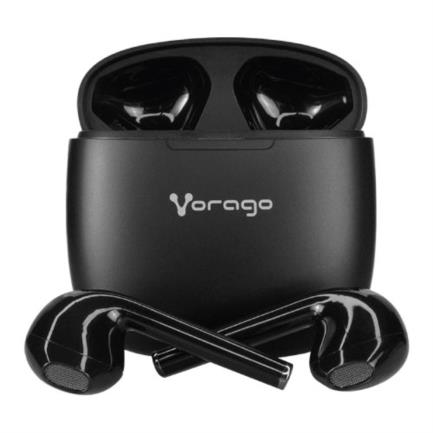 Audífonos Vorago ESB-305 Bluetooth TWS IPX6 Manos Libres Control Táctil Color Negro