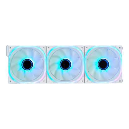 Kit Ventiladores Vorago Modulares Game Factor Fkg500 3 Fans 120mm 58 Cfm Rgb Control Remoto Blanco