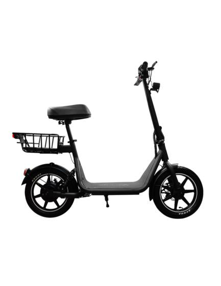 Scooter Eléctrico Vorago SC-400 400W 36V Velocidad Máx. 25 Km/h con Asiento Color Negro
