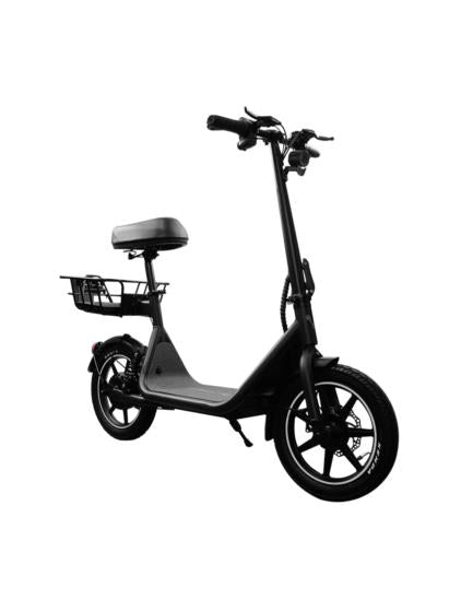 Scooter Eléctrico Vorago SC-400 400W 36V Velocidad Máx. 25 Km/h con Asiento Color Negro