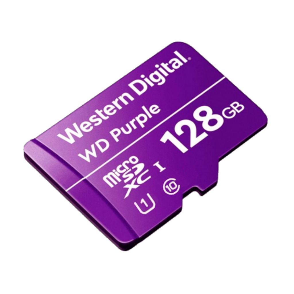 Memoria Micro SD Western Digital Purple WDD256G1P0C 256 GB Micro SC QD101- 1UHS Clase 10 para videovigilancia