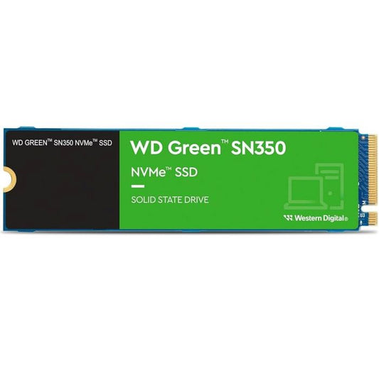 Unidad De Estado Solido SSD Interno Western Digital Green SN350 250GB M.2 2280 PCIe 3.0 NVMe Lect 2400/1500 MBs para PC y Lap