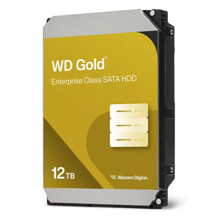 Disco Duro Western Digital para Servidor WD Gold 3.5 12TB SATA III 7200RPM 6 Gbit/s