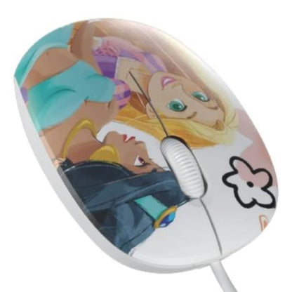Mouse Princesas Disney con cable XTech XTM-D406PS - 3 botones - 1200DPI - Ambidiestro