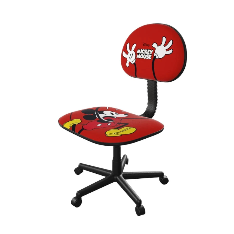 Silla Mickey Mouse Disney XTech XTF-DC001MK - Asiento extraacolchado y ruedas suaves - Peso de hasta 79kg