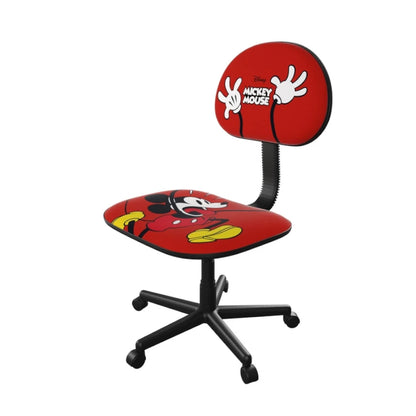 Silla Mickey Mouse Disney XTech XTF-DC001MK - Asiento extraacolchado y ruedas suaves - Peso de hasta 79kg