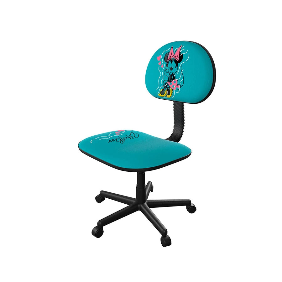 Silla Minnie Mouse Disney XTech XTF-DC001MM - Asiento extraacolchado y ruedas suaves - Peso de hasta 79kg