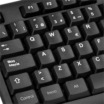 Teclado cableado espaañol XTech XTK-092S - Color negro