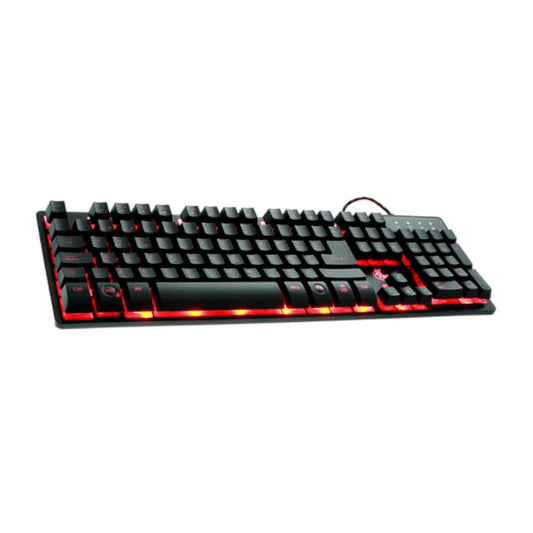 Teclado Xtech gaming LED Revenger XTK-520S - TamaÃ±o full size - Conexion USB - EspaÃ±ol - Color Negro