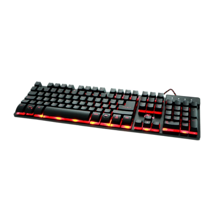 Teclado Xtech gaming LED Revenger XTK-520S - TamaÃ±o full size - Conexion USB - EspaÃ±ol - Color Negro