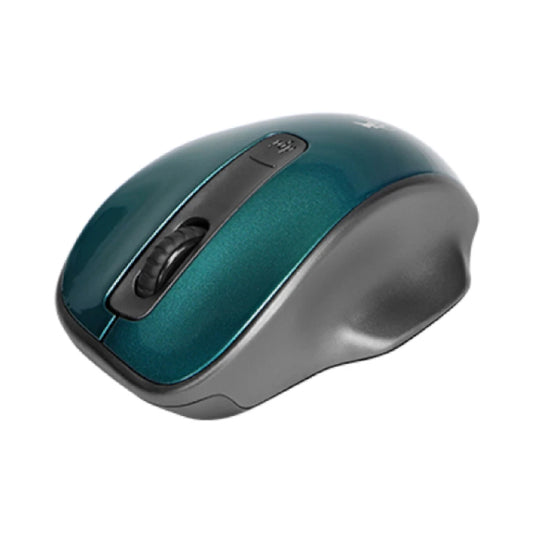 Mouse optico XTech XTM-320 - Conexion USB - 4 botones - Color Verde Metalico