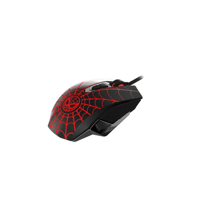 Mouse Óptico XTECH de 7 Botones para Videojuegos SpiderMan XTM-M520SM Ajustable de hasta 2400DPI