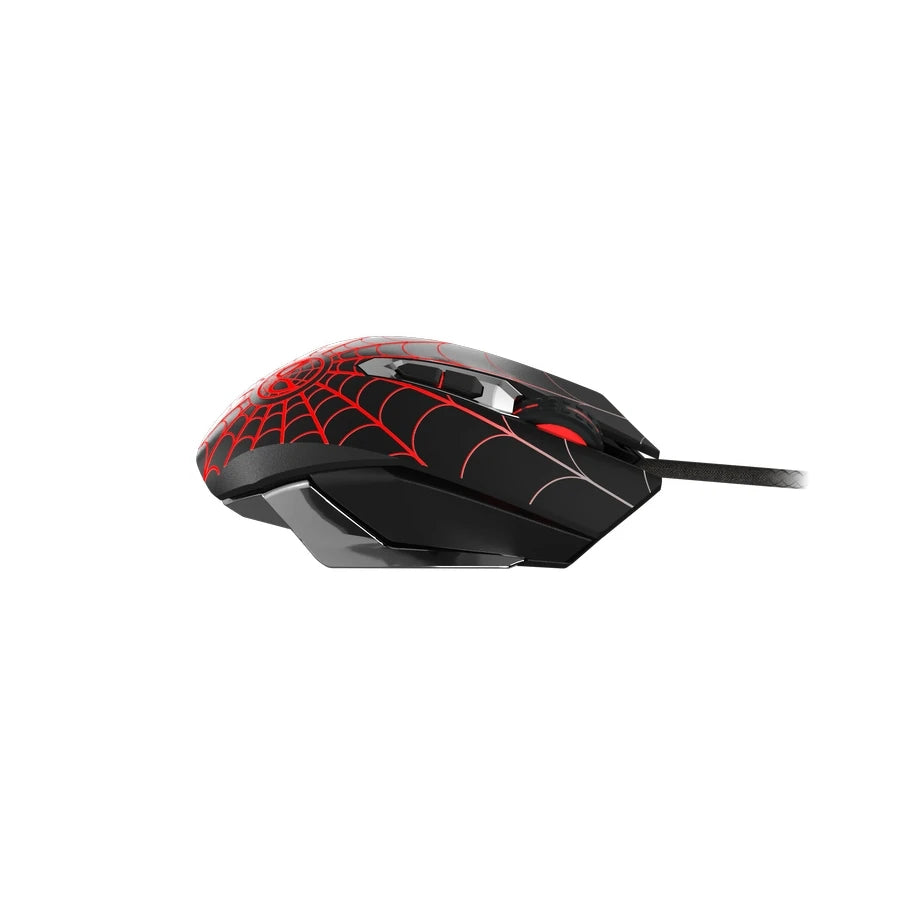 Mouse Óptico XTECH de 7 Botones para Videojuegos SpiderMan XTM-M520SM Ajustable de hasta 2400DPI