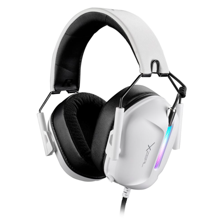 Diadema Gamer Alámbrica Xzeal Blanca con RGB