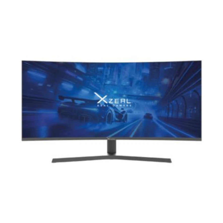 Monitor Curvo Gamer XZEAL XZ6010-1 de 34" Resolución de 3440x1440p 165Hz 4ms Color Negro