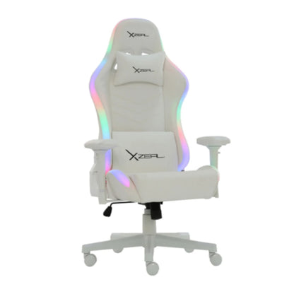 Silla Gamer Xzeal XZ15 RGB 4D Blanco