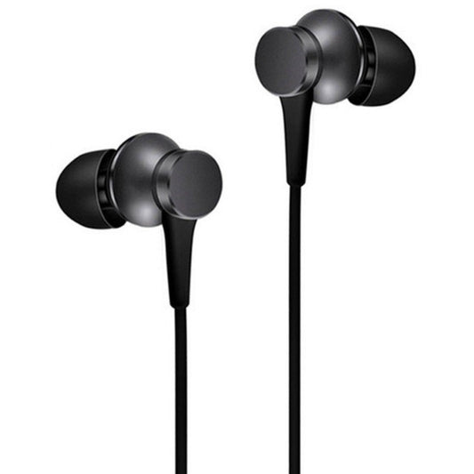 Audífonos Xiaomi Mi In-Ear Basic Manos Libre Cable Plano Anti-enredos Color Negro