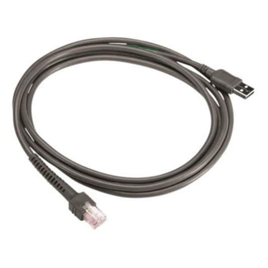 Cable USB-A Zebra de 2.1m recto Compatible con DS22xx / DS42xx / DS43xx / DS46xx / DS93xx / DS99xx / LI22xx / LI42xx