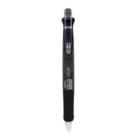 Boligrafo 4 colores + lapicero clip-on multifuncional negro