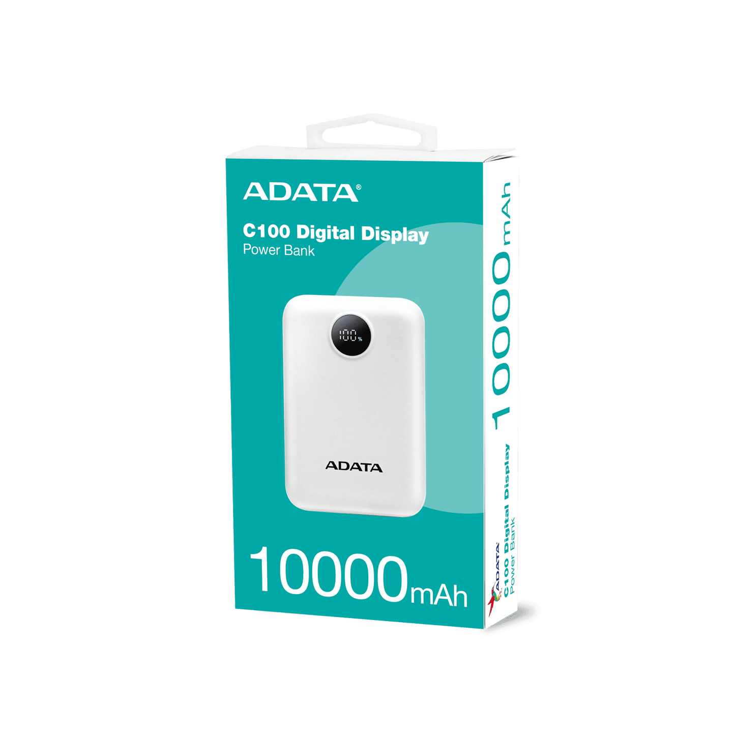 Power Bank Adata 10000mAh Digital PC10022 Blanco
