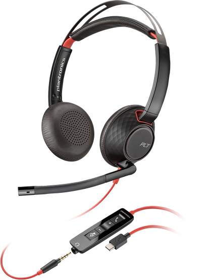 AURICULARES POLYCOM BW 5220 USB-C HS 3.5mmP +USB-C/A