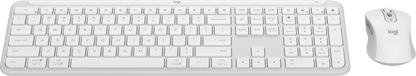 Kit Teclado y Mouse Logitech MK950 Inalambrico off white