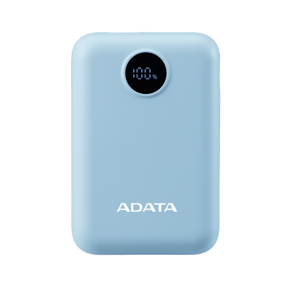 Power Bank Adata 10000mAh Digital PC10022 Azul