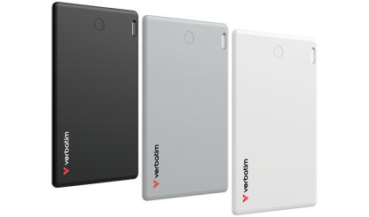 Localizador Verbatim My Finder Bluetooth Tarjeta 3 pack Negro Gris y Blanco