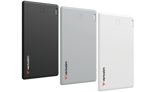 Localizador Verbatim My Finder Bluetooth Tarjeta 3 pack Negro Gris y Blanco