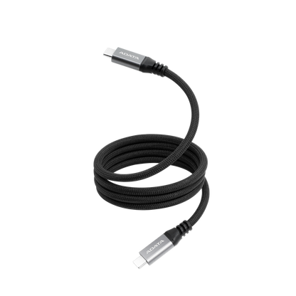 CABLE MAGNETICO ADATA USB-C ADOPTA EL USB 3.2 GEN2 ESTANDAR VLOCIDAD DE TRANSFERENCIA DE DATOS DE 10 GBPS COLOR NEGRO