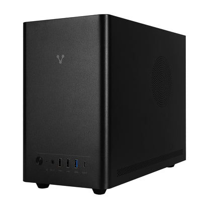 GABINETE VORAGO GAB-210 MINITORRE Micro ATX ITX 2xUSB 2.0 1xUSB 3.0 1xTIPO C 5OOW NEGRO