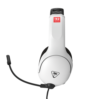 Auriculares de juego con cable Turtle Beach Airlite Fit  White Black para Nintendo Switch 2