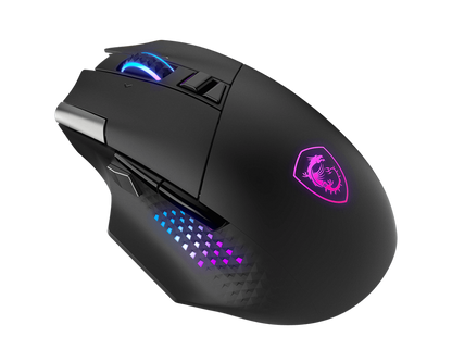 Mouse Inalámbrico Gamer MSI Versa Pro Wireless 26000 dpi RF Wireless/Bluetooth/USB-C Negro