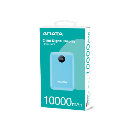 Power Bank Adata 10000mAh Digital PC10022 Azul