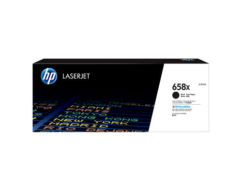 Toner HP LaserJet 658X Negro Alto Rendimiento