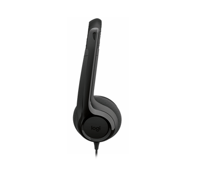 Audífonos Logitech H390 USB-C Computer Headset - MIDNIGHT BLACK - AMR-403