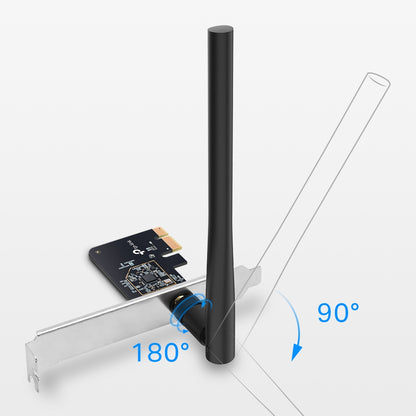 Adaptador TP-LinkDual Band Wi-Fi PCI Express yHigh Gain External Antennas