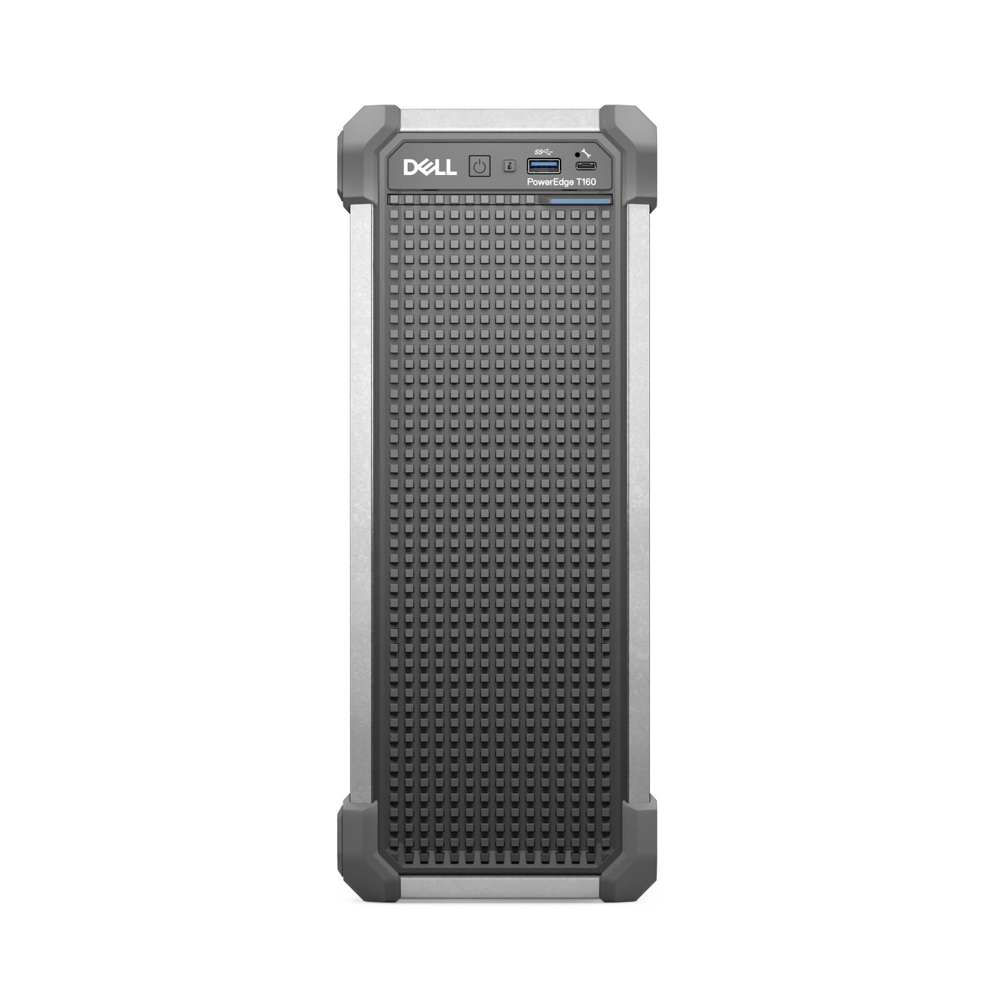 Servidor Dell PowerEdge T160+Intel Xeon 6325P+1x16GB 5600MT/s+2x2TB 3.5 + Software Raid S160 + Garantia 1 Year Basic NBD