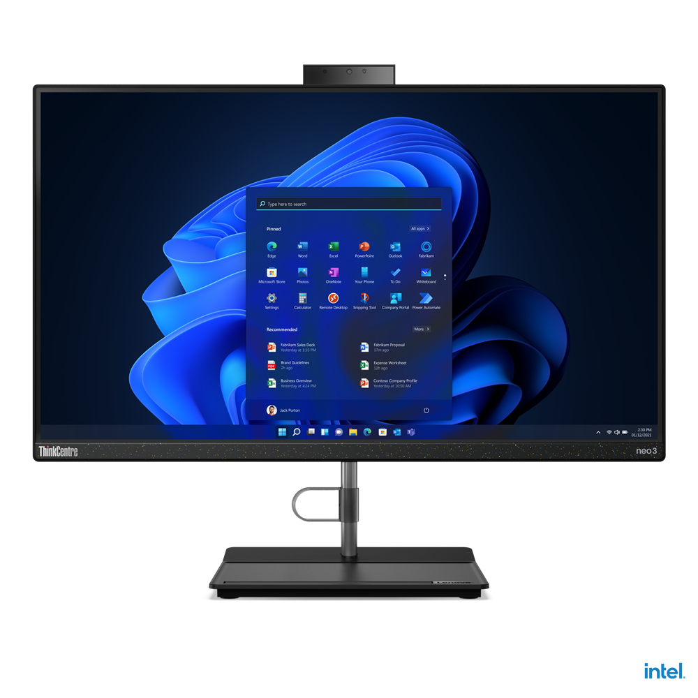 All in One Lenovo ThinkCentre Neo 30a 24 Gen 3 23.8" Intel Core i3-1215U Disco duro 512GB SSD Ram 8GB Windows 11 Pro