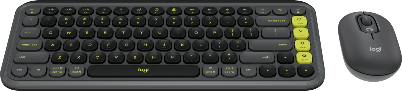 Teclado y Mouse Logitech Pop Icon Grafito