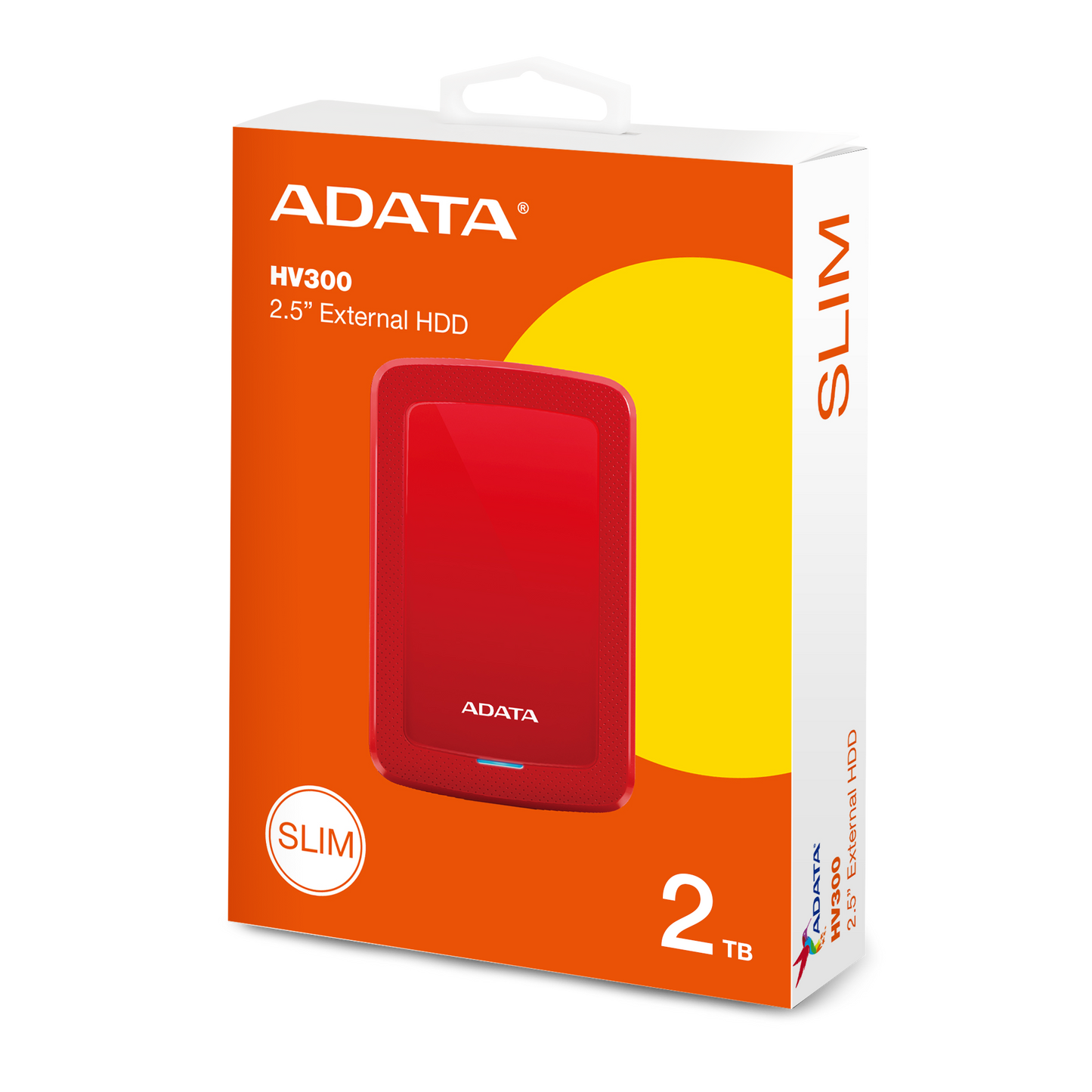 Disco Duro Externo Adata 2TB HV300 2.5" USB 3.1 Rojo