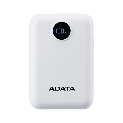 Power Bank Adata 10000mAh Digital PC10022 Blanco