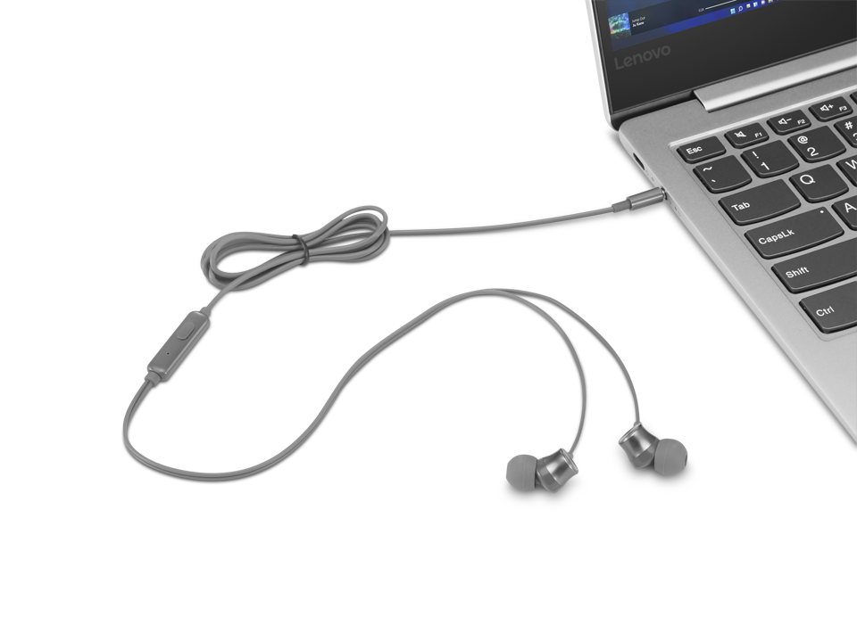 Audífonos Lenovo 110 In-Ear Color Gris