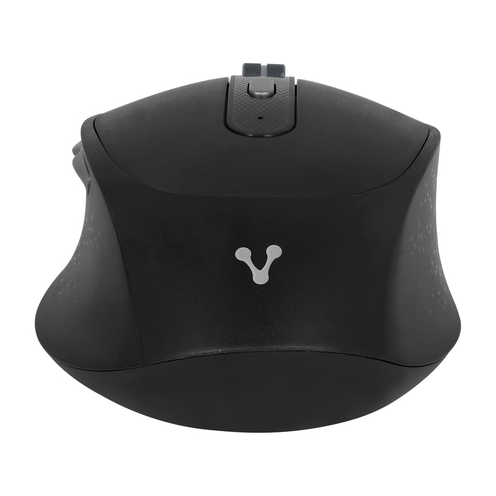 MOUSE VORAGO MO-450 INALAMBRICO Y BLUETOOTH RECARGABLE TIPO C NEGRO