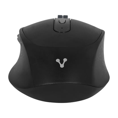 MOUSE VORAGO MO-450 INALAMBRICO Y BLUETOOTH RECARGABLE TIPO C NEGRO