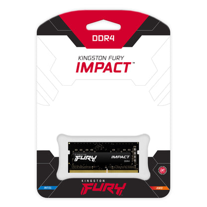 Memoria RAM Kingston DDR4 16 GB FURY Impact 3200MHz Non-ECC CL20 SO-DIMM XMP