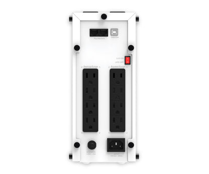 UPS CDP No Break GSMART1516 1500VA/900W Smart AVR Puertodecarga USB(8 USB-A y 2 USB-C) Luz RGB LCD 120Vac