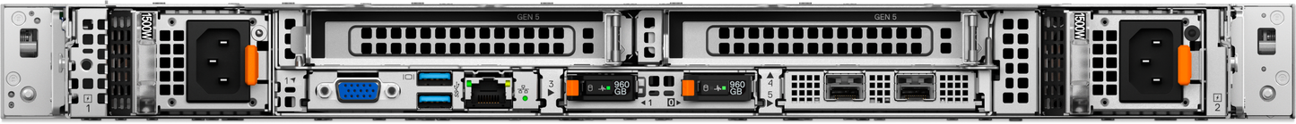 Servidor Dell R470 Intel Xeon6 Performance 6511P 2.3G 16C 4 x 32GB PERC H965i 480GB SSD iDRAC10 17G PSNBD 3Y